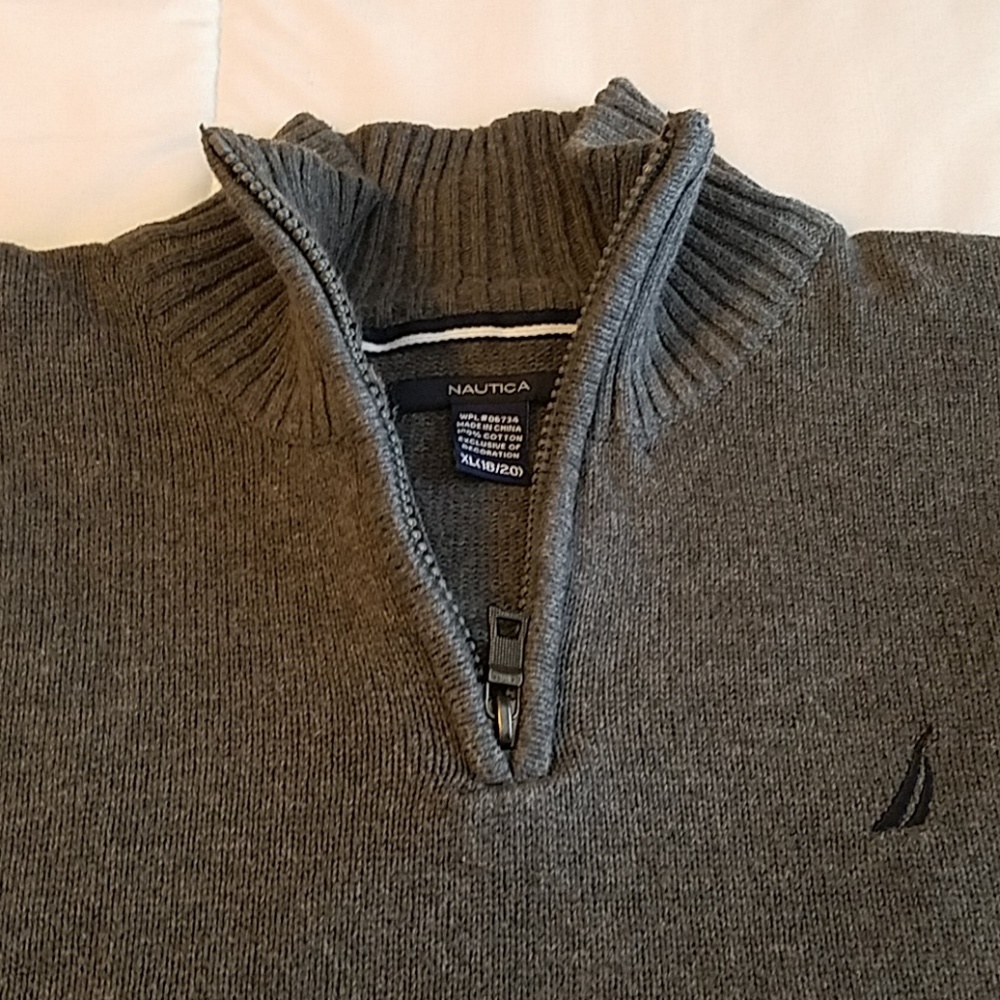 NAUTICA zip up turtleneck